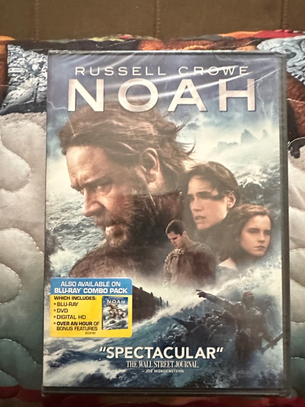 NOAH DVD Movie - Russell Crowe - Blue Storm Artwork- Unopened
